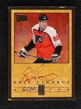 1995-96 Donruss Elite Lemieux/Lindros /500 Mario Lemieux Eric Lindros Auto HOF