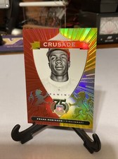 2014 Panini Hall of Fame Crusades Red /75 Frank Robinson #54 HOF