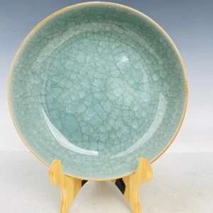 6.8" China manual Porcelain Song dynasty backflow Ru porcelain Penwashing - Bild 1 von 9