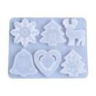 Practical Christmas Mould Easy To Clean Silicone Decoration Eco-friendly