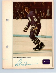 VINTAGE HOCKEY PHOTO 1970 SUN LIFE ACTION PLAYERS VANCOUVER PAT QUINN - Imagen 1 de 2