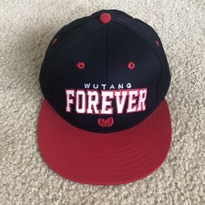 🔴 Wu-Tang Hat Red Black Snapback Cap Rare