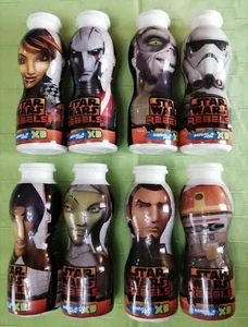 VERY RARE STAR WARS REBELS YOGURT PLASTIC CUP LOT ARGENTINA COMPLETE COLLECTION - Picture 1 of 7