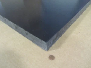 "Norylblätter EN265, VO Flammenbewertung, schwarz (1 3/4"") 1,75"" x 12"" x 12" - Bild 1 von 4