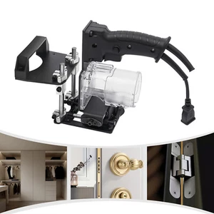 2 in 1 Wood Trimmer Router Tool Base Router Slotting Bracket for Woodworking NEW - Picture 1 of 19