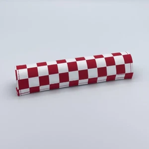 Pad barra a scacchi rosso e bianco - Foto 1 di 1