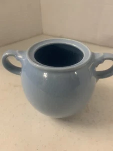 Vintage Taylor Smith Taylor Lu-Ray Pastels light blue Sugar Bowl 1947 USA - Picture 1 of 8