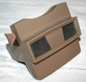 Vintage 1970s Tan Brown VIEWMASTER Viewer Sawyer's View Master No Reels - Picture 1 of 6