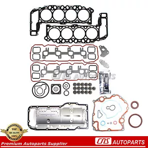 FULL GASKET SET FITS 99-03 4.7L DODGE, JEEP SOHC V8 16V VIN "J" "N" - Picture 1 of 2