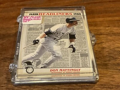 1988 Fleer Headliners полный набор вставных карт #1-#6 McGwire матовый как новый - Изображение 1 из 4