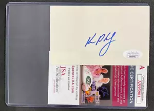 Ken Phelps Signed 3x5 Card JSA Cert AUTO 1st Baseman MLB Seattle Mariners NICE! - Picture 1 of 4