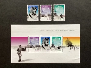 A.A.T 2012 Philip Law (Antarctic Explorer) 1 x M/S mnh, 1 x set mnh (B391) - Picture 1 of 2
