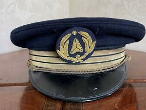 Rare ancienne casquette de capitaine DGA OFFICIER  NO CASQUE NO POLICE 