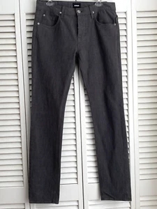 Hudson 30 Sartor Slouchy Skinny Smokey Gray Corduroy Pants Button Fly 32x33 - Picture 1 of 15