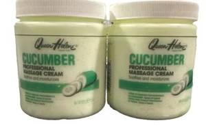 Lot of 2 Queen Helene Professionals Cucumber Scented Massage Cream 15oz FASTSHIP - Picture 1 of 3