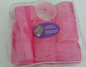 Mega Self Grip 9 Stück Haare - Rosa - Maximales Volumen / Glättet Haare / Reduziert Ausfliegen - Bild 1 von 3