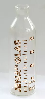 Vintage Jena Glas Babyflasche Jenaer Milchflasche • 19.80€