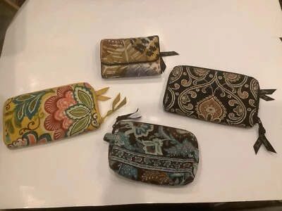 Lote de 4 ~ Carteras Vera Bradley ~ Dirty Needs Washed TLC Foto 1 de 4