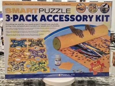 Smart Puzzle 3Pk Accessory Kit By Eurographics Puzzles New Sealed Box - Image 1 of 4