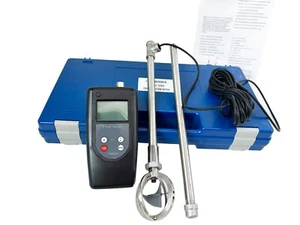 Instrumento de medición de flujo de velocidad de canal abierto medidor de flujo de velocidad 0,01-5,00 m/s - Imagen 1 de 24
