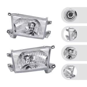 For Toyota 4runner 1996-2002 Headlights Hedlamps Right & Left Pair Assemblies - Picture 1 of 18