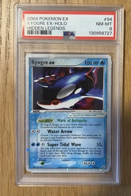 2004 Kyogre Ex-Holo PSA 8 - Image 1 of 2
