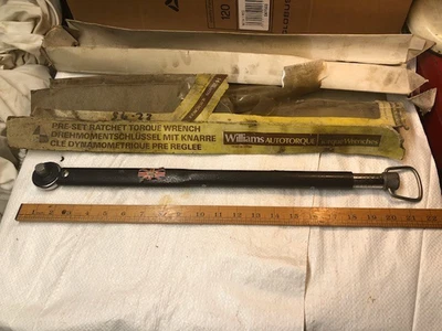 Vintage Williams Autowrench Torque Wrench 20 To 140nm - untested - Image 1 of 4