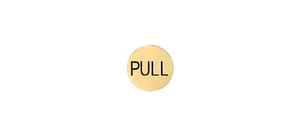CRL 2EPSBPL Satin Brass 2" Round Pull Indicator - Picture 1 of 2