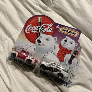 Coca-Cola Matchbox Dad's '56 Ford Pickup Son's '98 Ford Expedition NIP - Picture 1 of 10