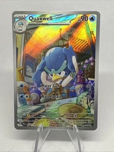 Quaxwell 207/193 Sv02: Paldea Evolved Holo Illustration Rare Pokémon TCG NM - Picture 1 of 2