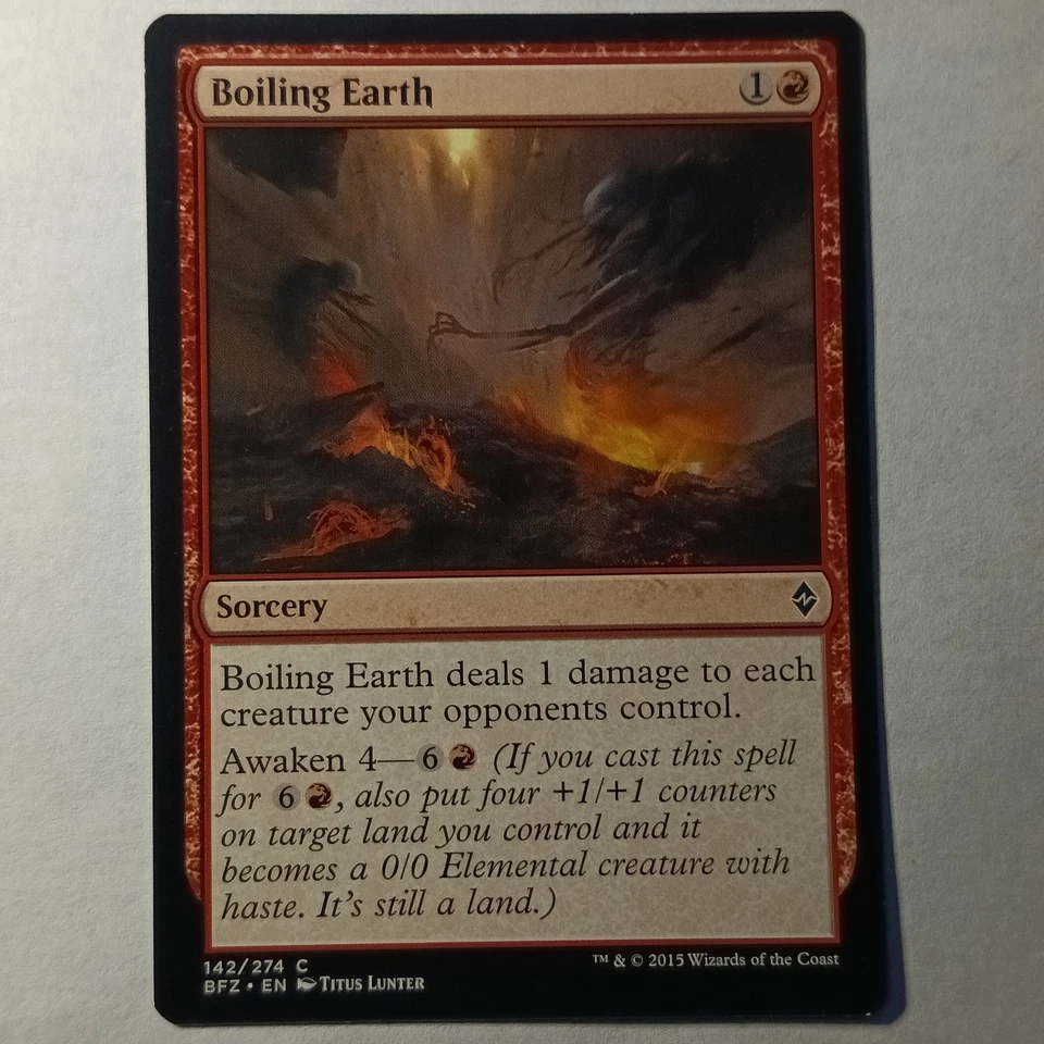 Boiling Earth Battle for Zendikar Regular - Image 1 of 1