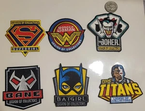 Lot Of 6 DC Legion Of Collectors Patches - Picture 1 of 1