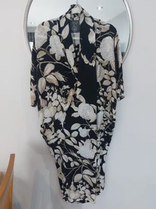 GORGEOUS! Hundred Stars 🌟 Rachel Dress M/L Rosebush Black RETIRED PRINT - Picture 1 of 17