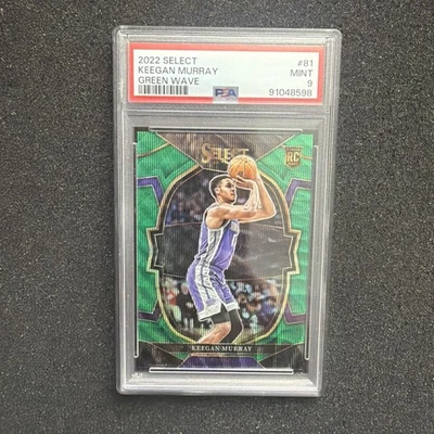2022-23 Panini Select - Concourse Keegan Murray #81 Green Wave Prizm /50 (RC) - Imagem 1 de 3