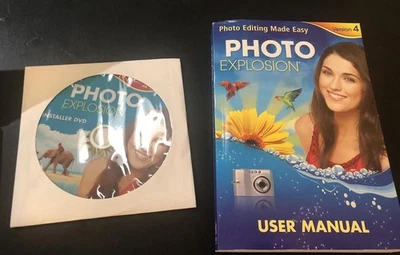 Photo Explosion Version 4 Installer DVD Software Editing Made Easy User Manual - Image 1 of 4