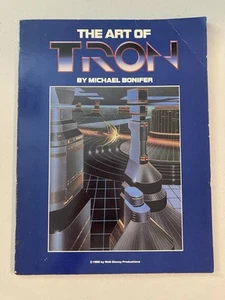 The Art of Tron by Michael Bonifer 1982 First Edition Paperback - Picture 1 of 3