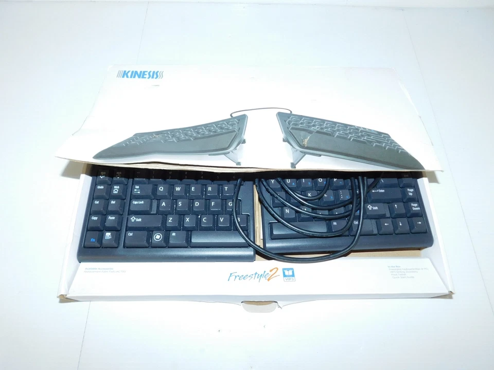 ^^ Kinesis FREESTYLE2 Modell KB800PBUS Tastatur M / Numerische Tastatur (PTQ32) - Bild 1 von 4