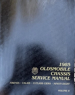 Oldsmobile 1985 chasis manual de servicio vol 2 Firenza Calais Cutlas Ciera 98 Foto 1 de 4