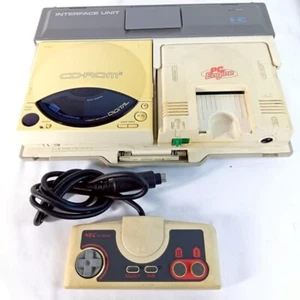 NEC PC Engine PI-TG001 CD-ROM2 CDR-30A Interface Unit IFU-30A w/controller JUNK - Picture 1 of 20