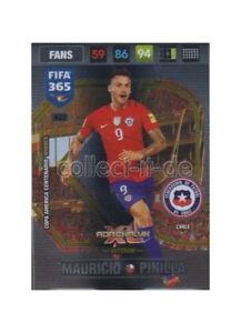 Panini Fifa 365 Cards 2017 - 422 - Mauricio Pinilla - Axl - Debuts - Chile