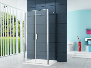 Home Systeme - U Form Duschkabine ARON Dusche Duschabtrennung Duschwand ESG Glas