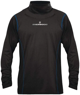 SHERWOOD Winnwell Eishockey Base Layer Top mit eingebautem Nackenschutz