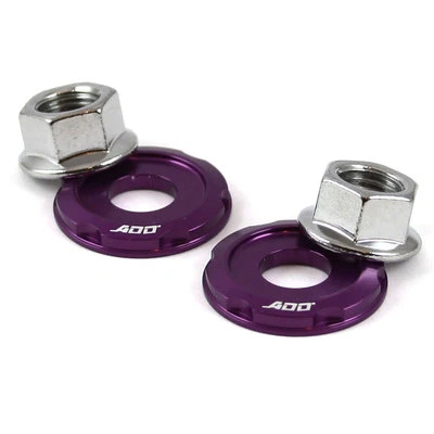 Strut Towe Brace Bar ARM  nut Washer bolt Chrome Nuts 14mm Nut PURPLE - Image 1 of 4