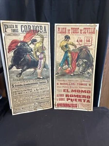 Zwei Original Poster Plaza De Toros Cordoba und Plaza De Tores De Sevilla Z400 - Bild 1 von 4