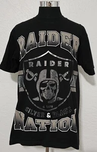 Camisa gruesa negra plateada Shaka Wear de Las Vegas Raiders 4 Life R4L grande rara - Imagen 1 de 10