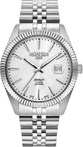Roamer 852833 41 11 20 Amalfi Gents silver Stainless Steel Men's Watch NEW - Picture 1 of 6
