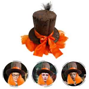  Irish Hat Mexican Hats for Men Kids Halloween Costume with Wig Funny Peacock