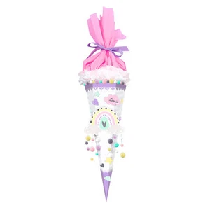 Set de manualidades de bolsas escolares "Arco iris" - Imagen 1 de 2