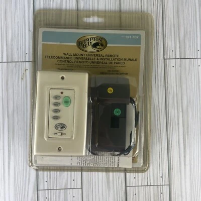Hampton Bay Wall Mount Universal Remote For Ceiling Fan & Light Unused - Image 1 of 4