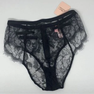 Agent Provocateur Sofiia schwarzer großer Slip AP4 Large neu mit Etikett $ 215 - Bild 1 von 10